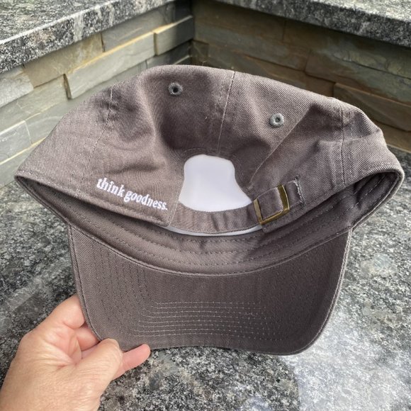 Relaxed Fit Grey Baseball Hat In Grey /Adjustable - Picture 5 of 7